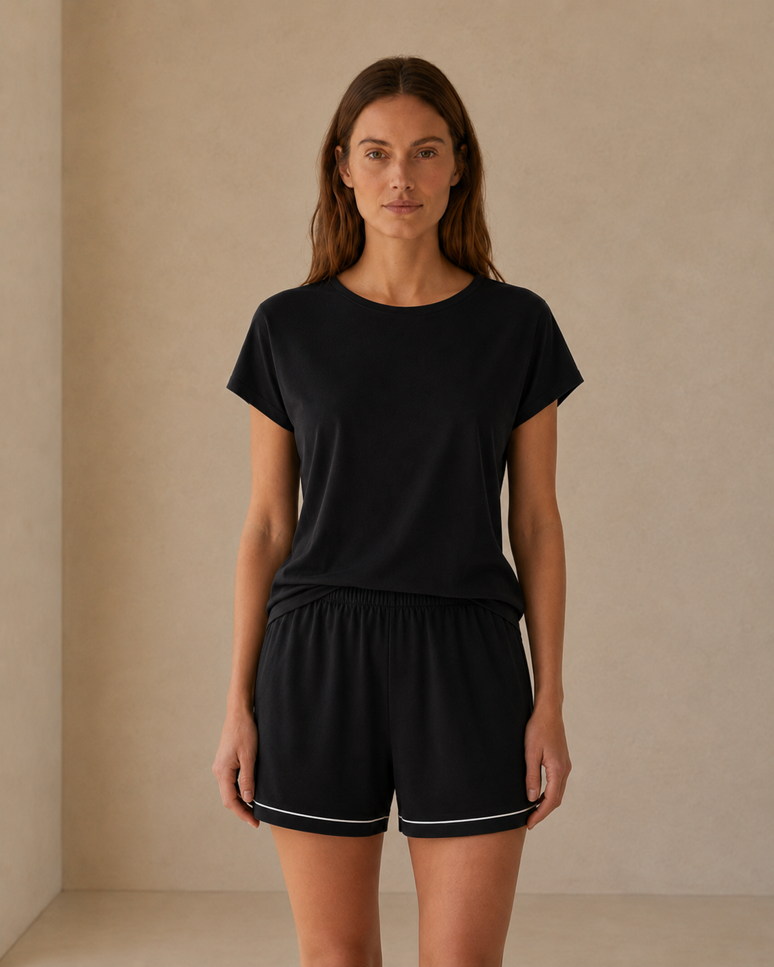 Piped Lounge Shorts