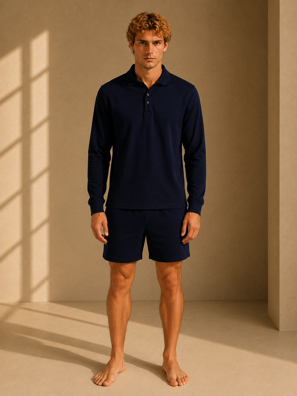 Long Sleeve Polo Shirt