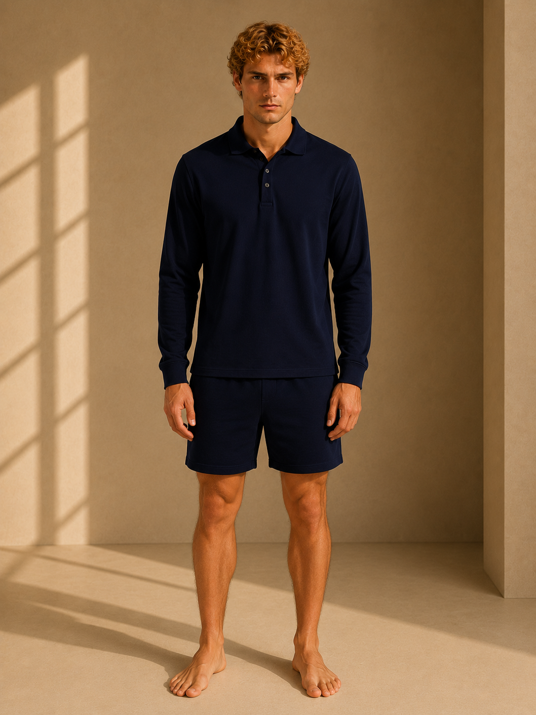 Long Sleeve Polo Shirt